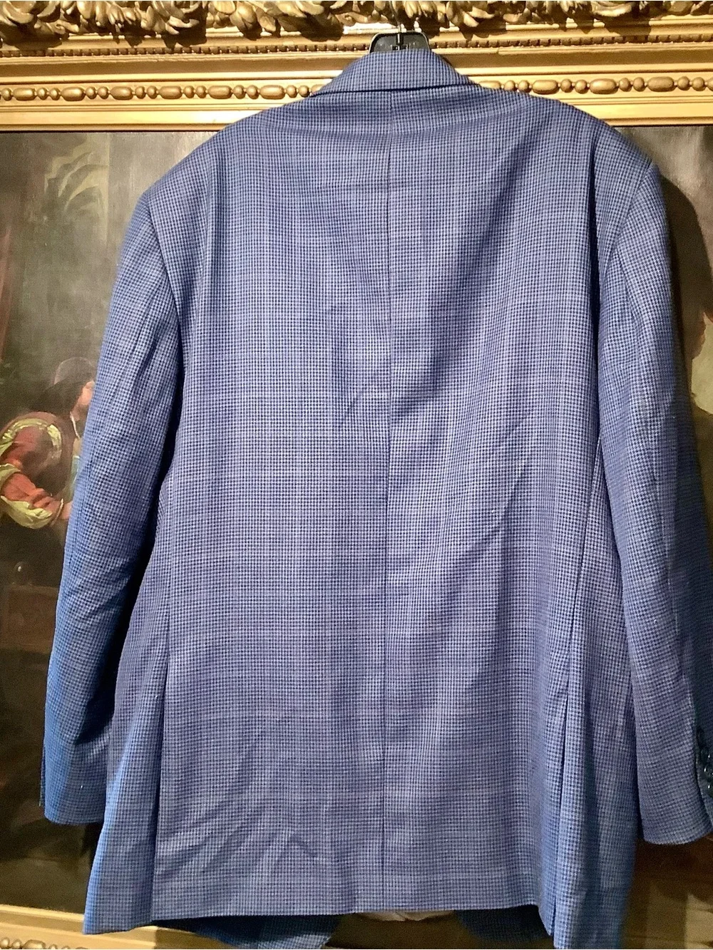 Jos A Bank Executive Wool Blend Plaid Sport Coat Blazer - Sz 43 R